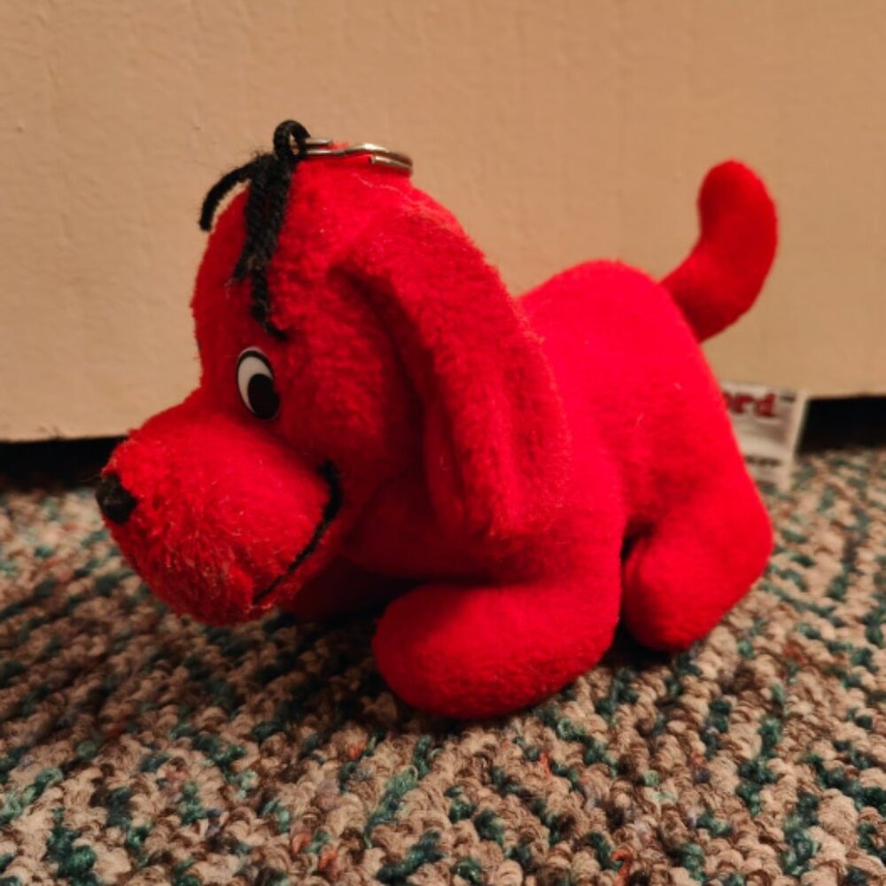 1997 Clifford Keychain Plush